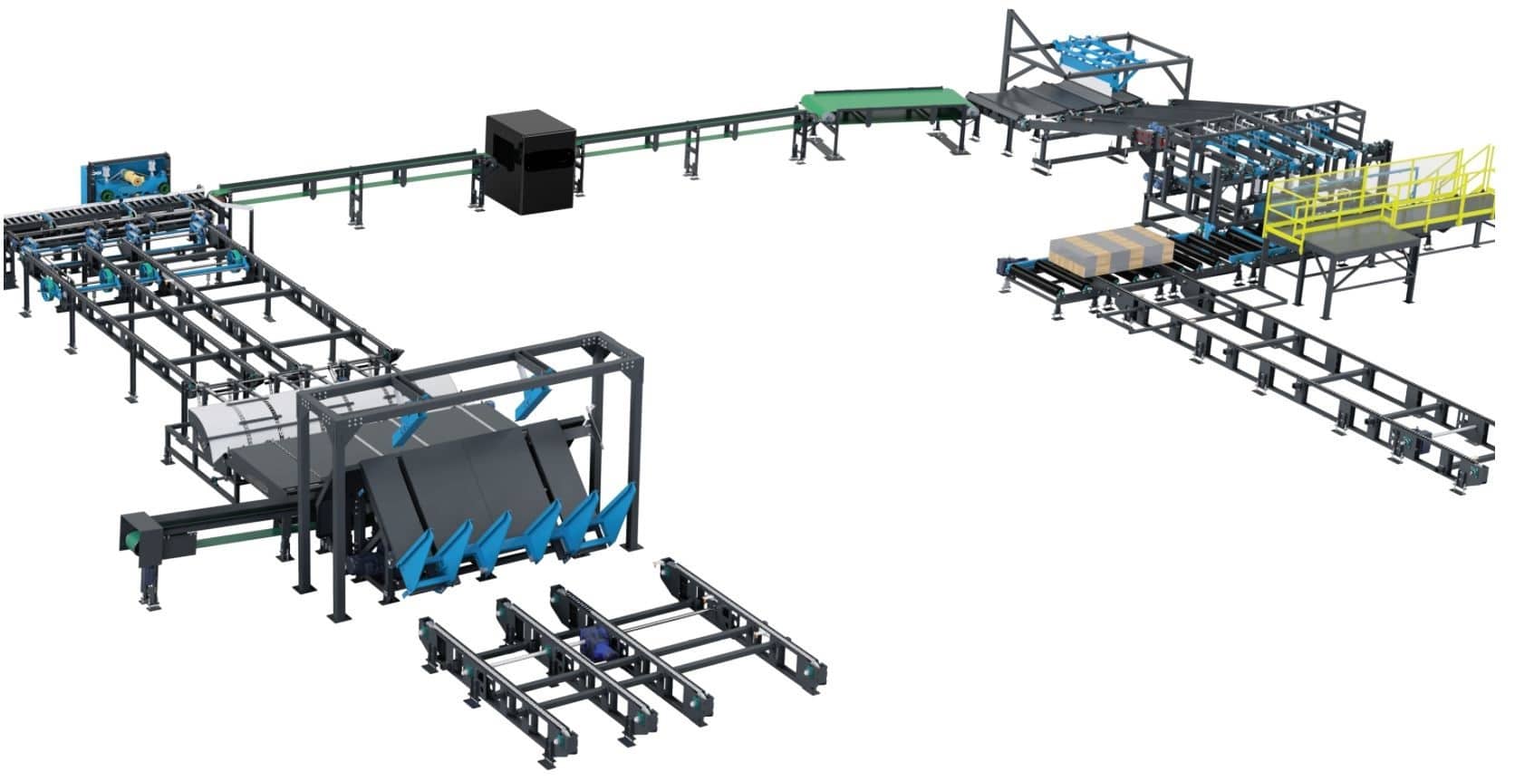 Automated Lumber Gradding Line 1