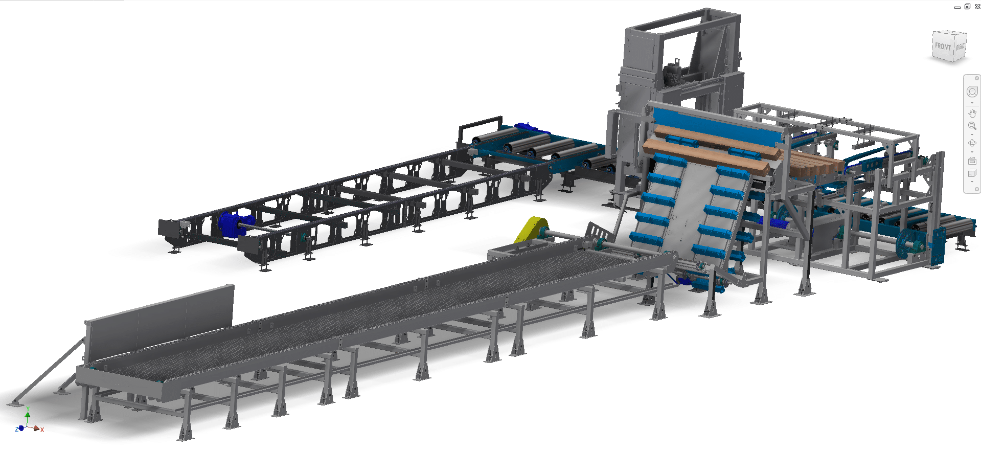 Automated Stacking Lumber Line 3