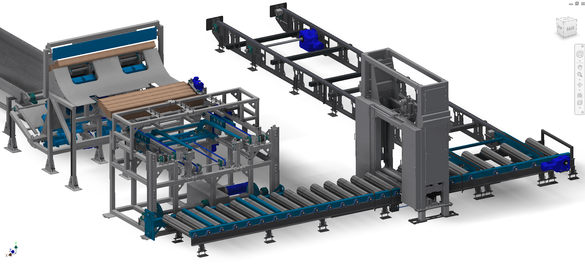 Automated Stacking Lumber Line 4